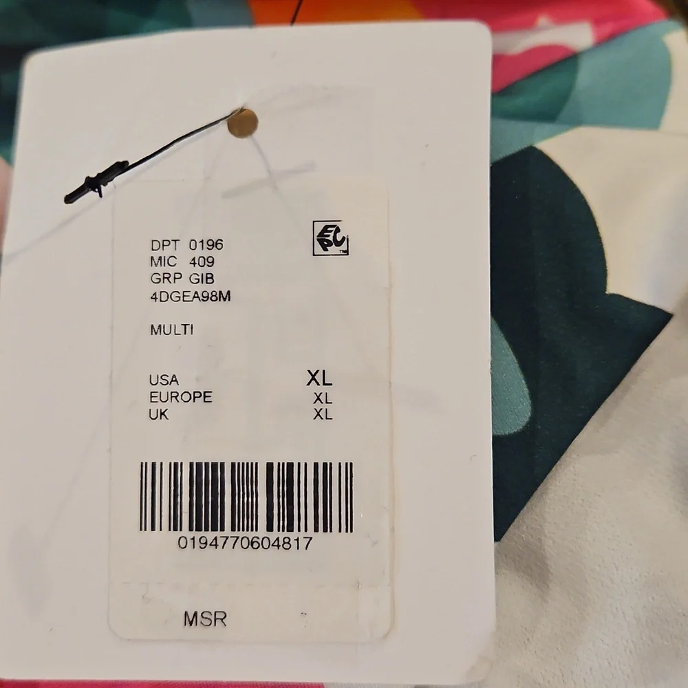 Gibson Latimer High Waist Swim Bottom: Multi Color‎ Floral: XL